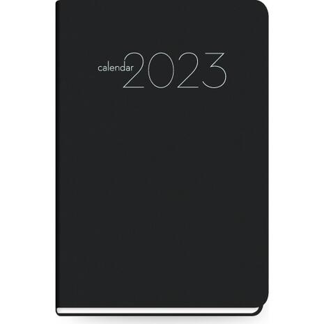 Ημερολόγιο εβδομαδιαίο The Writing Fields All Times 320 7.5x11cm 2024 ημιεύκαμπτο εξώφυλλο με ματ δερματίνη μαύρο